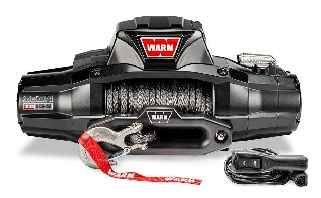 WARN ZEON XD synthetic rope electric winch available from 4Matt Campers in Cape Town