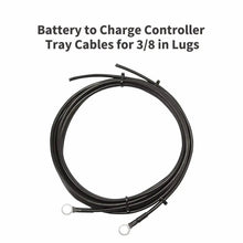 Renogy 8AWG tray cable pair with 3/8 inch ring lugs