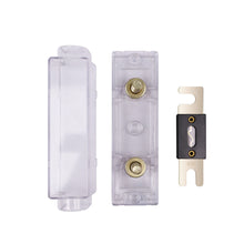 Renogy ANL fuse holder shown disassembled with fuse and cover