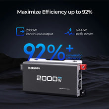Renogy 24V inverter 92 percent conversion efficiency