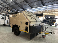 2025 Bush Lapa Miskruier rear three-quarter view with stainless body and off-road tyres — pre-owned caravan Western Cape (view 8)