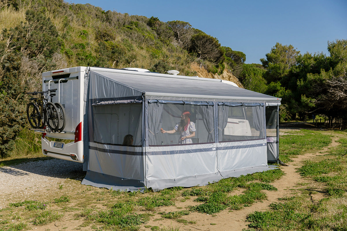 Fiamma Privacy Room Light awning enclosure for caravans and motorhomes