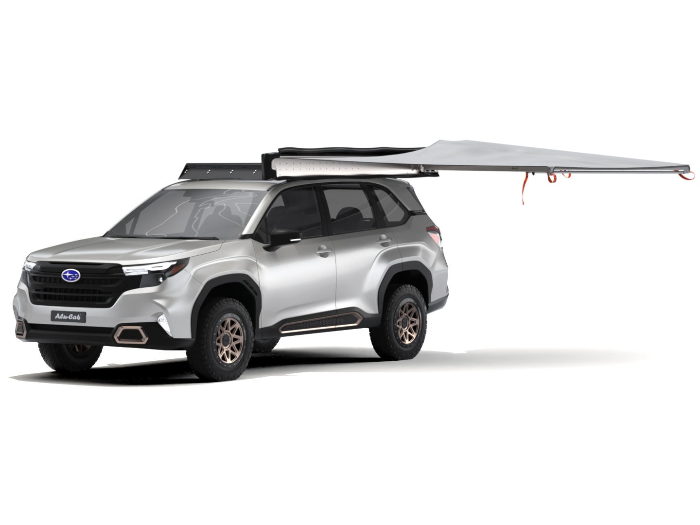 Alu-Cab 180° Shadow Awning available from 4Matt Campers in Cape Town