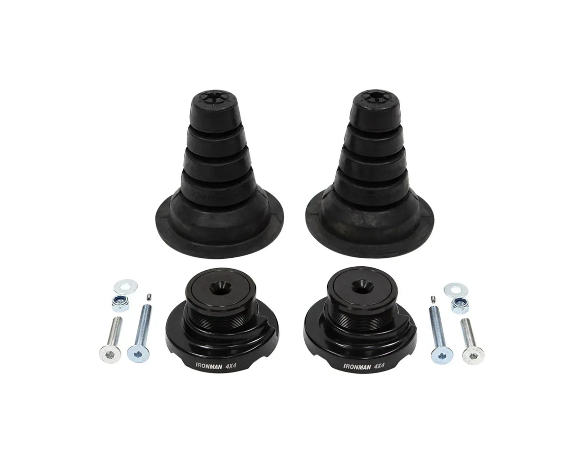 Ironman 4x4 adjustable rear airbag delete kit for the Toyota Land Cruiser Prado 150 VX