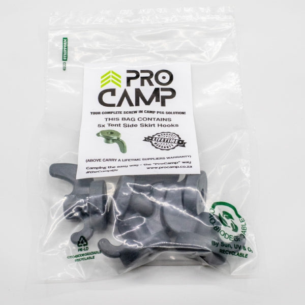 ProCamp 5x Tent Side Skirt Hooks available from 4Matt Campers in Cape Town