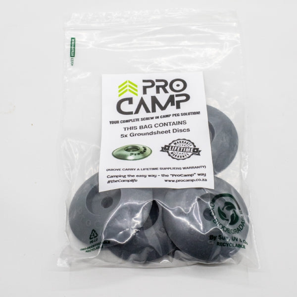 ProCamp 5x Groundsheet Discs available from 4Matt Campers in Cape Town