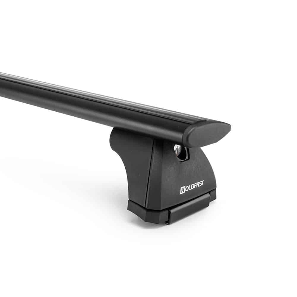 Holdfast FR Black Wingbar Roof Rack on an Isuzu MU-X