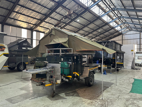 2008 Bospadda Bantam pre-owned camping trailer available from 4Matt Campers in Bellville Cape Town