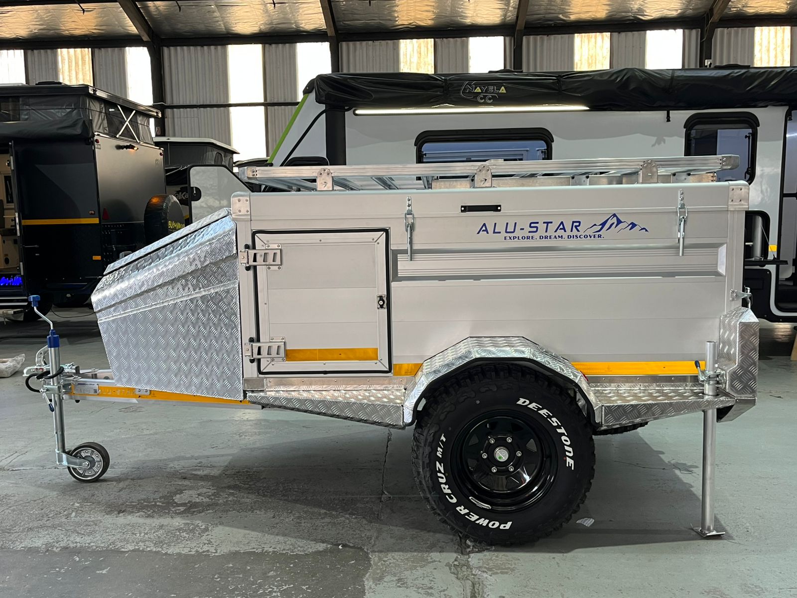 2026 Alu-Star Tracker pre-owned off-road trailer available from 4Matt Campers in Bellville Cape Town
