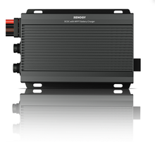 Renogy REGO IP67 12V 50A DC-DC Battery Charger with MPPT & Bluetooth — mounting bracket and terminals