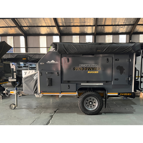 2023 Bushwakka Rugged pre-owned off-road caravan available from 4Matt Campers in Bellville Cape Town
