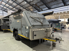 2021 Bush Lapa Baobab 4: front three-quarter view with the aluminium nose box and Bush Wing awning