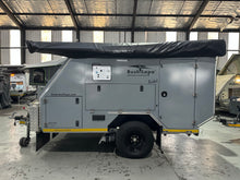2021 Bush Lapa Baobab 4: side profile in grey with the Bush Wing awning rolled up