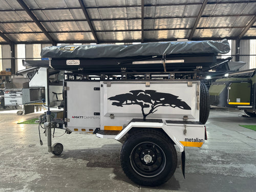 2024 Metalian Genie off-road trailer side profile