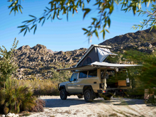 Alu-Cab Hercules roof conversion in beige on a Toyota Land Cruiser 78, photo 3