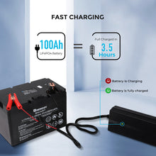 Renogy 20A AC to DC battery charger housing and cable detail