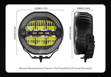 Flex 9" round LED driving lights, photo 3