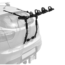 Holdfast Boot Mounted 3-Bike Carrier attached to a hatchback rear door, photo 2