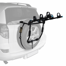 Holdfast Wheelie 3-Bike Carrier mounted on a spare wheel, photo 2
