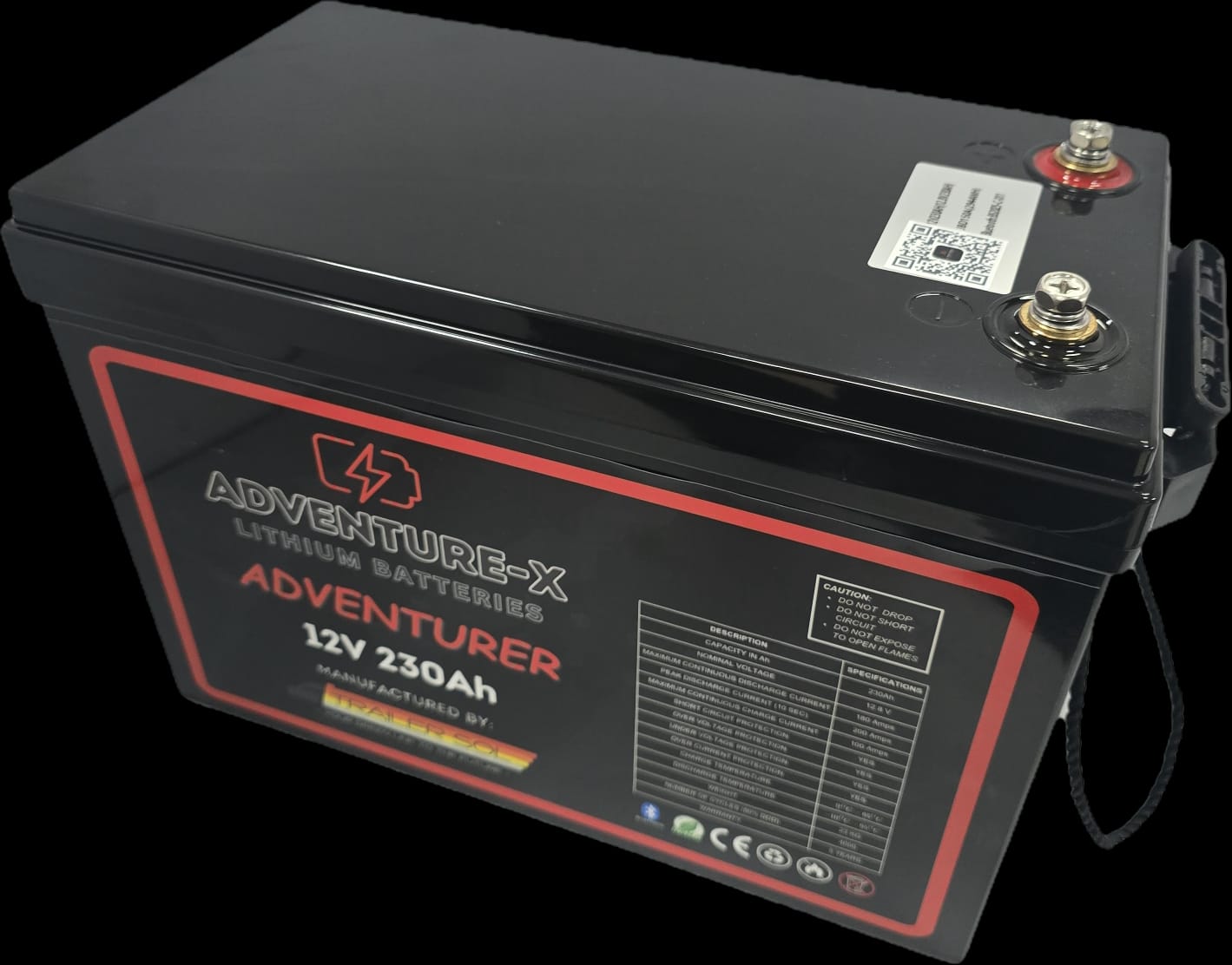 Adventure-X 230Ah 12V lithium battery