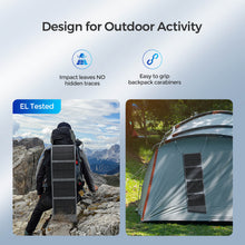 Renogy REGO 30W foldable solar panel opened out