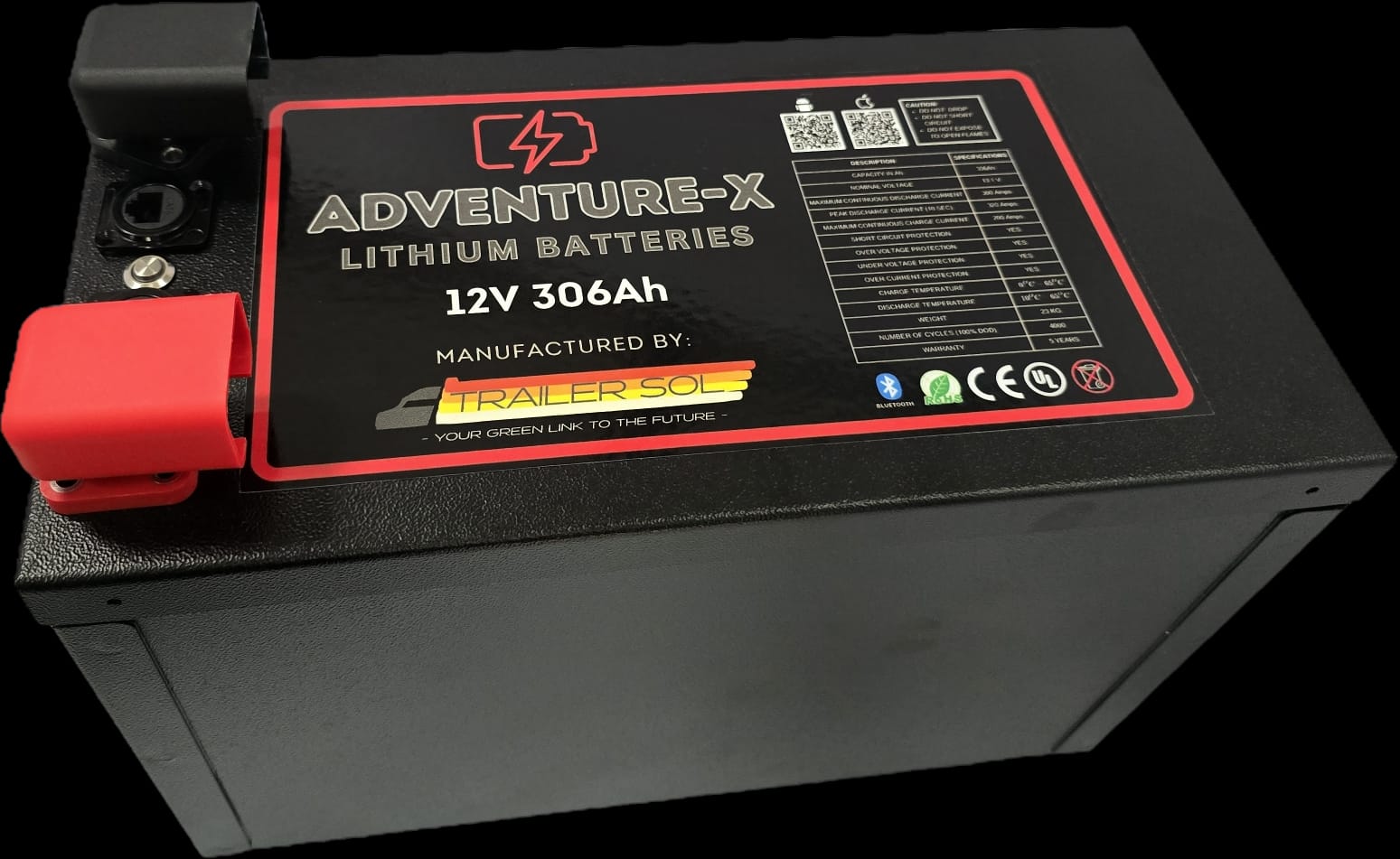 Adventure-X 314Ah drop-in 12V lithium battery