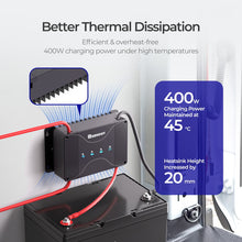 Renogy CORE 12V 30A DC-DC On-Board Battery Charger with MPPT — thermal dissipation and charge derating