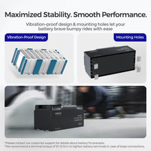 Renogy 12V 200Ah PRO Smart Lithium Battery — vibration-proof design and mounting holes