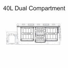 National Luna 40L drawer fridge basket configuration from 4Matt Campers