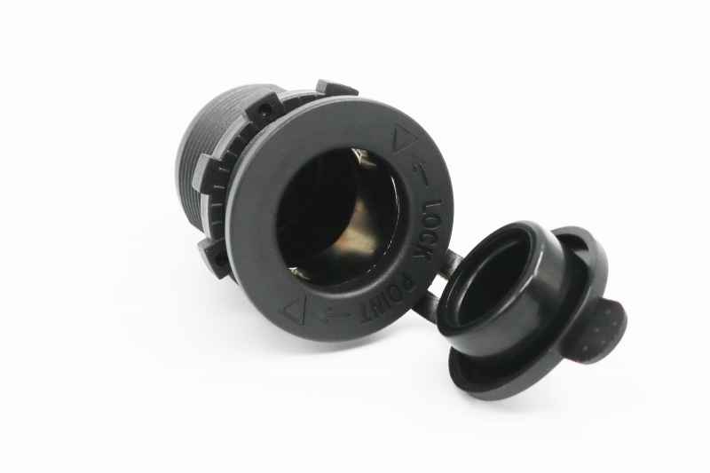 Lumeno female cigarette lighter socket rated 8A for 12V and 24V