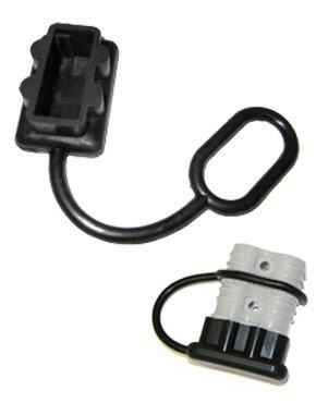 Lumeno soft dust cover for a 50A square connector plug