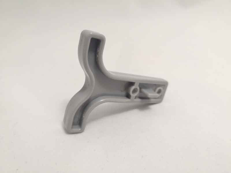 Lumeno grey handle clipped onto a square Anderson-style connector for easier grip