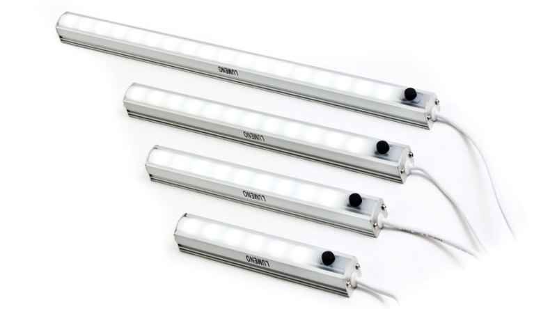 Lumeno 18 LED aluminium diffused 12V light bar, 32cm, soft white magnetic