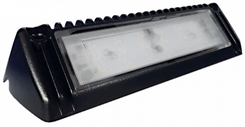 Lumeno IP67 40 degree white/amber caravan LED light 22.9cm