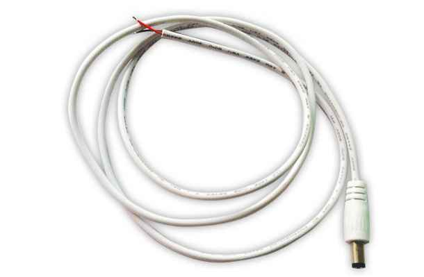 Lumeno DC male plug connection on a 1m 12V cable lead