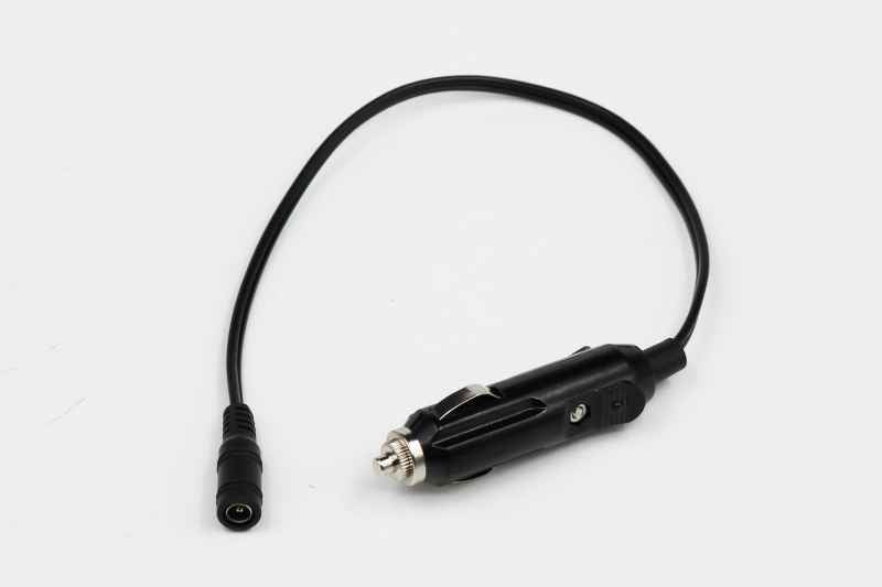Lumeno male cigarette lighter plug to female DC barrel plug adapter