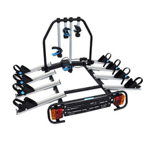 Holdfast 4 Bike Platform Sport tow ball carrier with four bikes loaded, photo 2