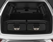Ironman 4x4 roller drawer system, full-height slide-top combo, installed in Land Cruiser 300 5-seat load bay