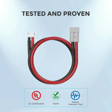 Renogy Anderson adapter cable tested and proven certification marks