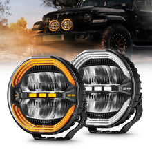 Flex 9" round LED driving lights, photo 4