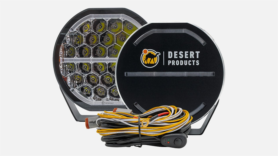 Desert 9inch 150W 9-32V DC Spot beam IP68
