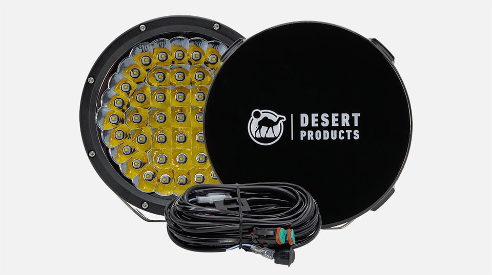 Desert 9inch 225W 9-32V DC Spot beam IP68