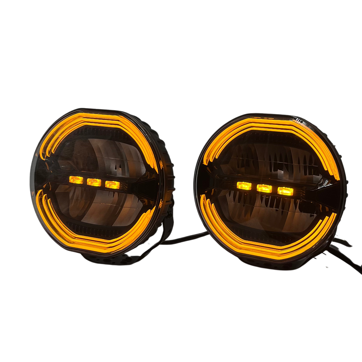 Flex 9" round LED driving lights