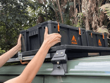 Alu-Cab Ammo Box Black Low Lid stacked in a drawer system, photo 2