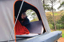 Alu-Cab Canopy Camper reclining backrest with aluminium frame and bamboo, photo 2