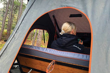 Alu-Cab Canopy Camper reclining backrest with aluminium frame and bamboo, photo 4