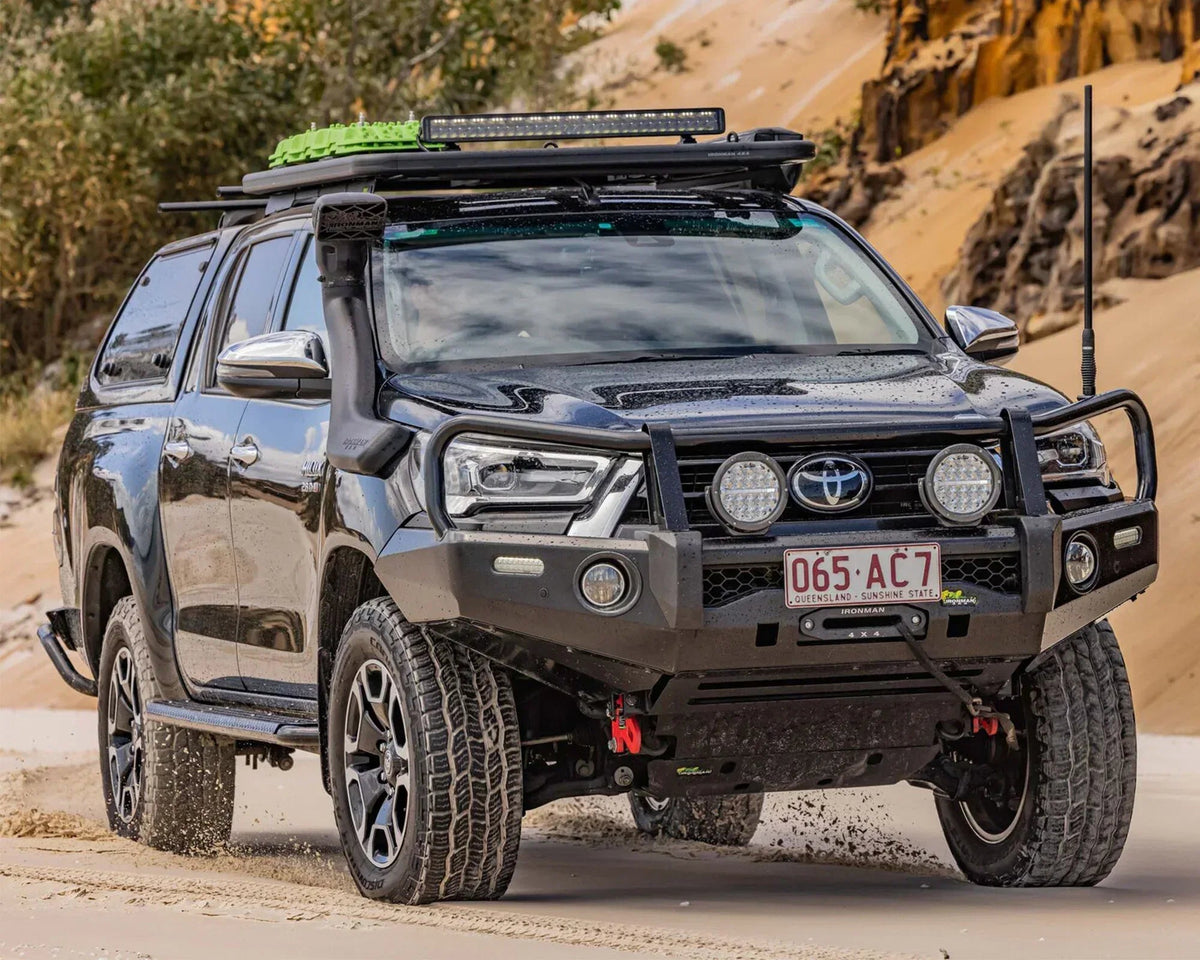 Ironman 4x4 Deluxe bull bar for the Toyota Hilux Revo (2021+)