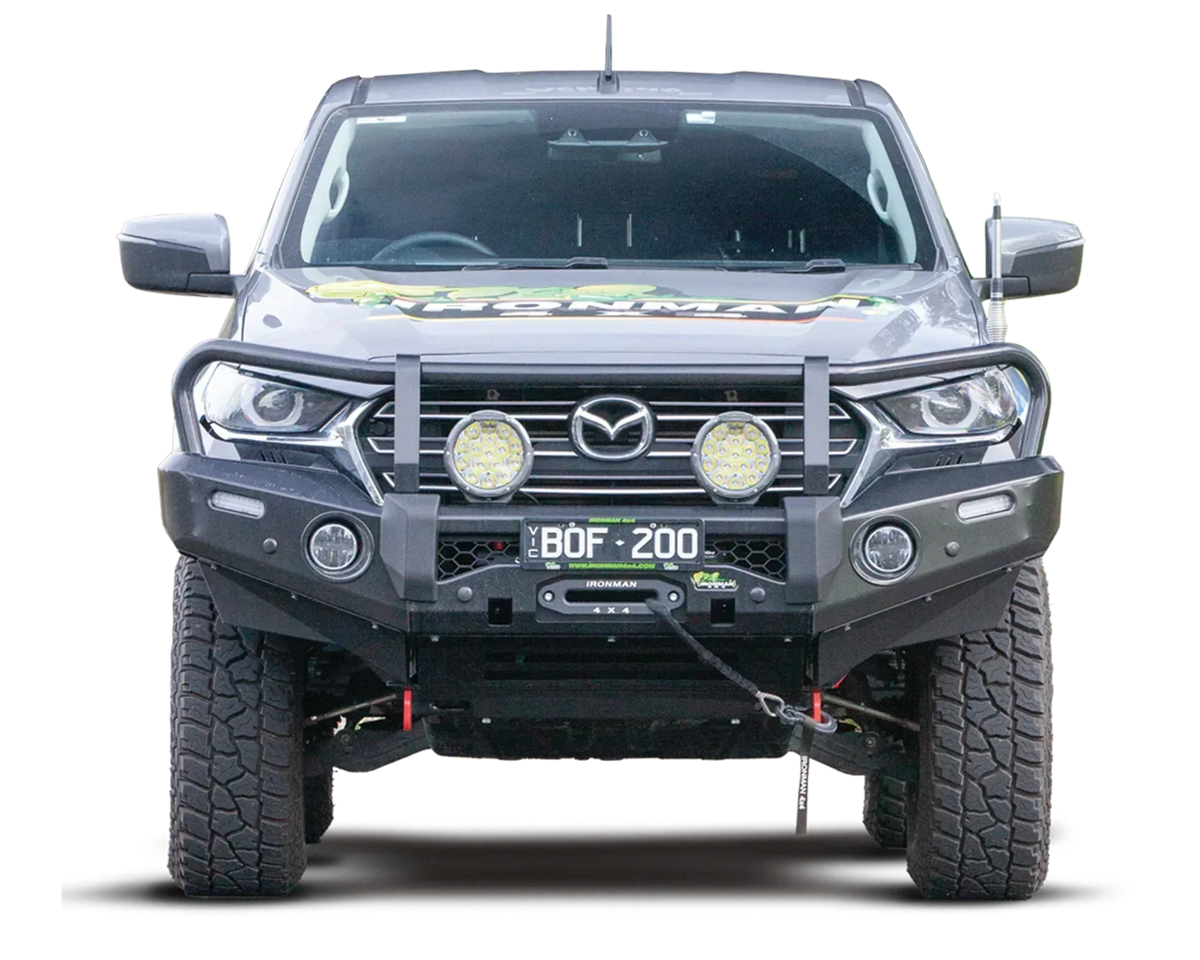 Ironman 4x4 Deluxe bull bar for the Mazda BT50 TF (2020-2024)