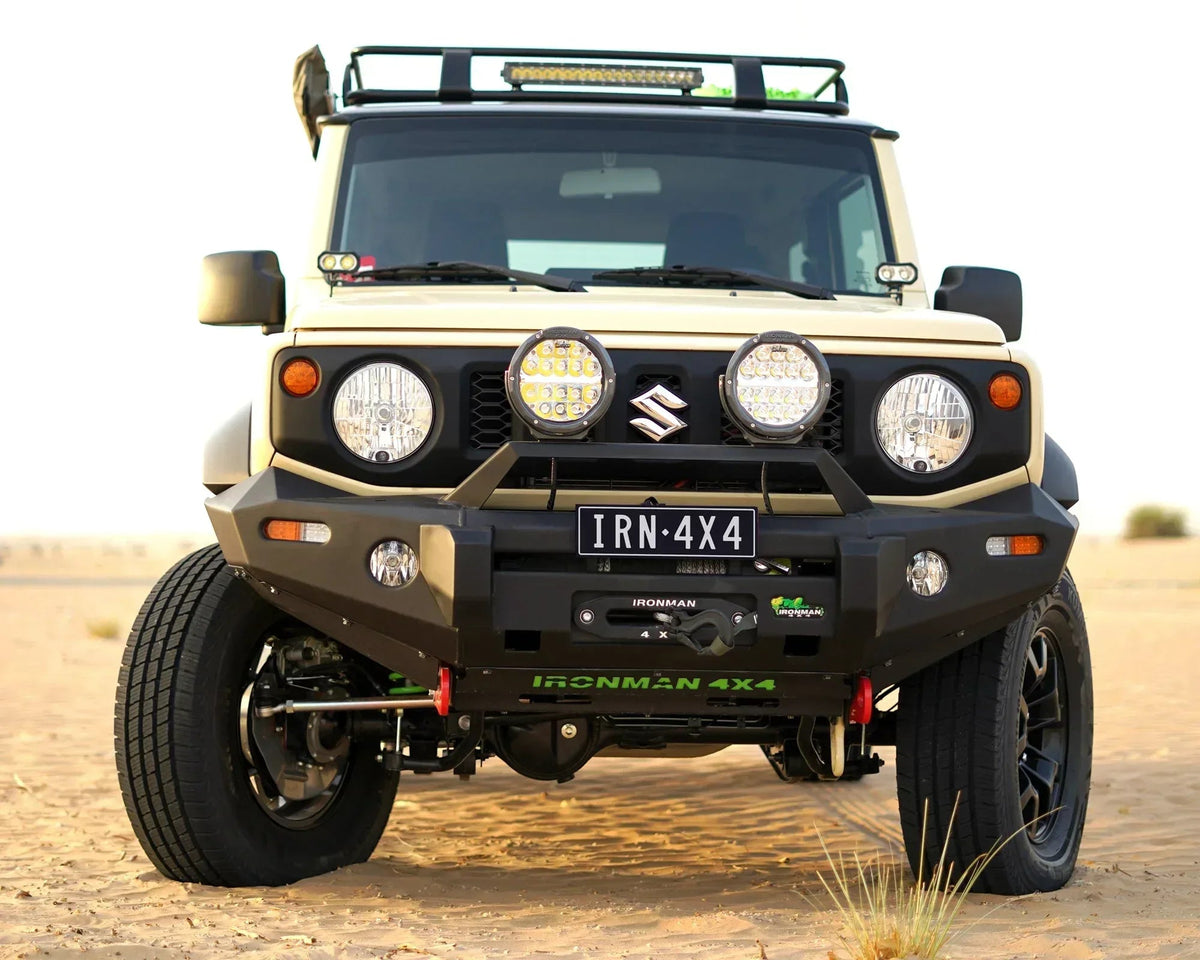Ironman 4x4 Special bull bar for the Suzuki Jimny GJ, 3-door (2019+) and 5-door (2023+)