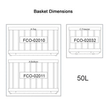 National Luna NL50 Smart Dual fridge basket detail from 4Matt Campers